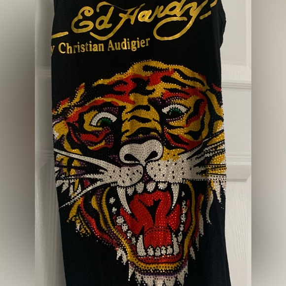 2 Ed Hardy Tank Tops size Small Love Kills Slowly - Picture 9 of 9